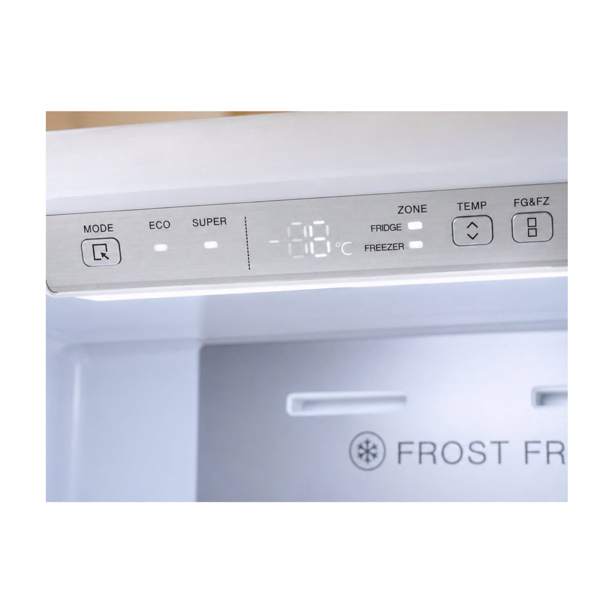 Frigorífico combi Exquisit KGC 340-115-NF-040C blanco, No Frost y clase C