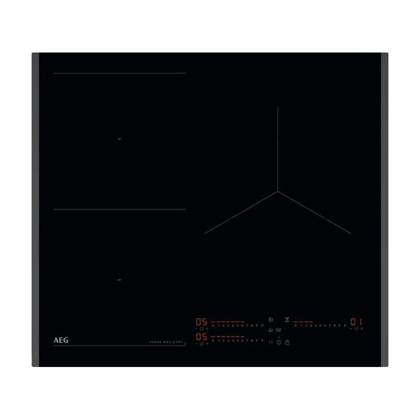 Placa de inducción AEG TI63IQ3BFB de 60 cm con SenseBoil & Fry