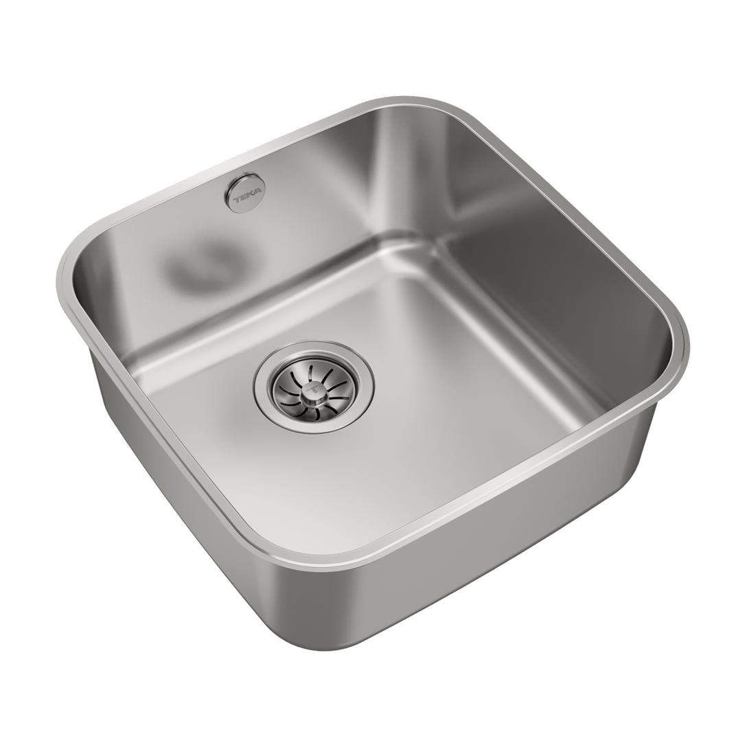Fregadero Teka BE 40.40 Plus 1C de acero inoxidable, bajo encimera