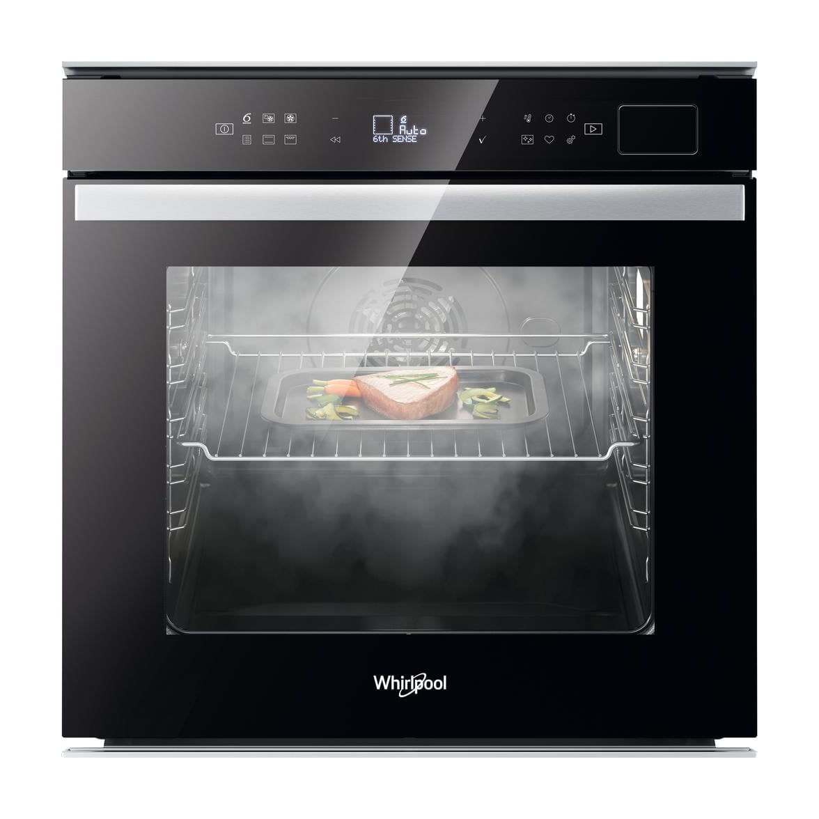 Horno multifunción Whirlpool W6 OS4 4S1 H BL de 73 l con vapor y SmartClean