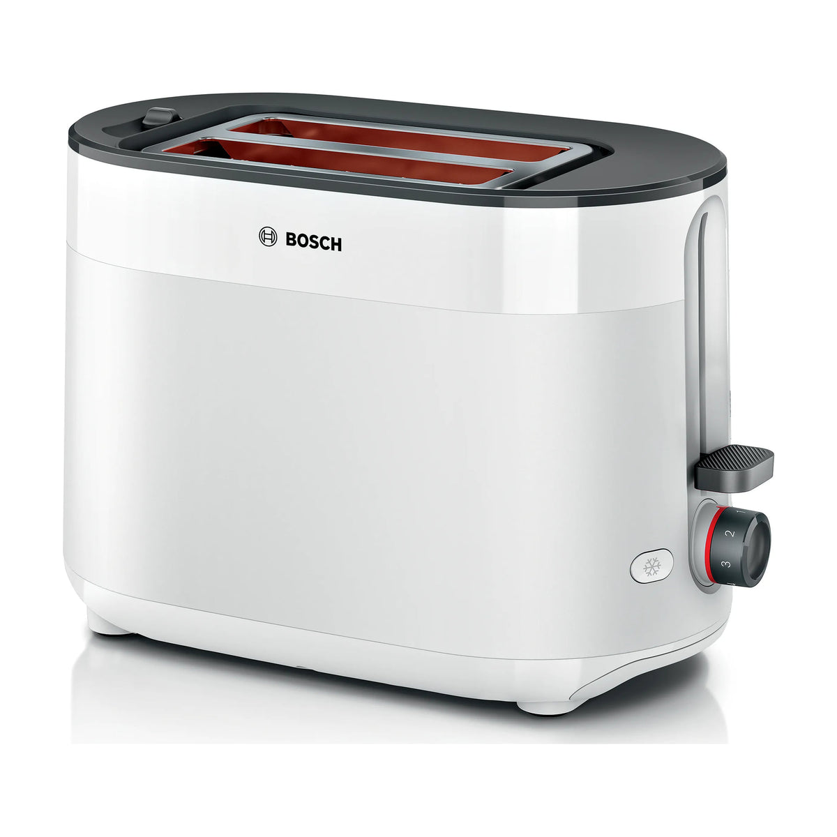 Tostador Bosch TAT2M121 de 2 ranuras y 950 W, blanco