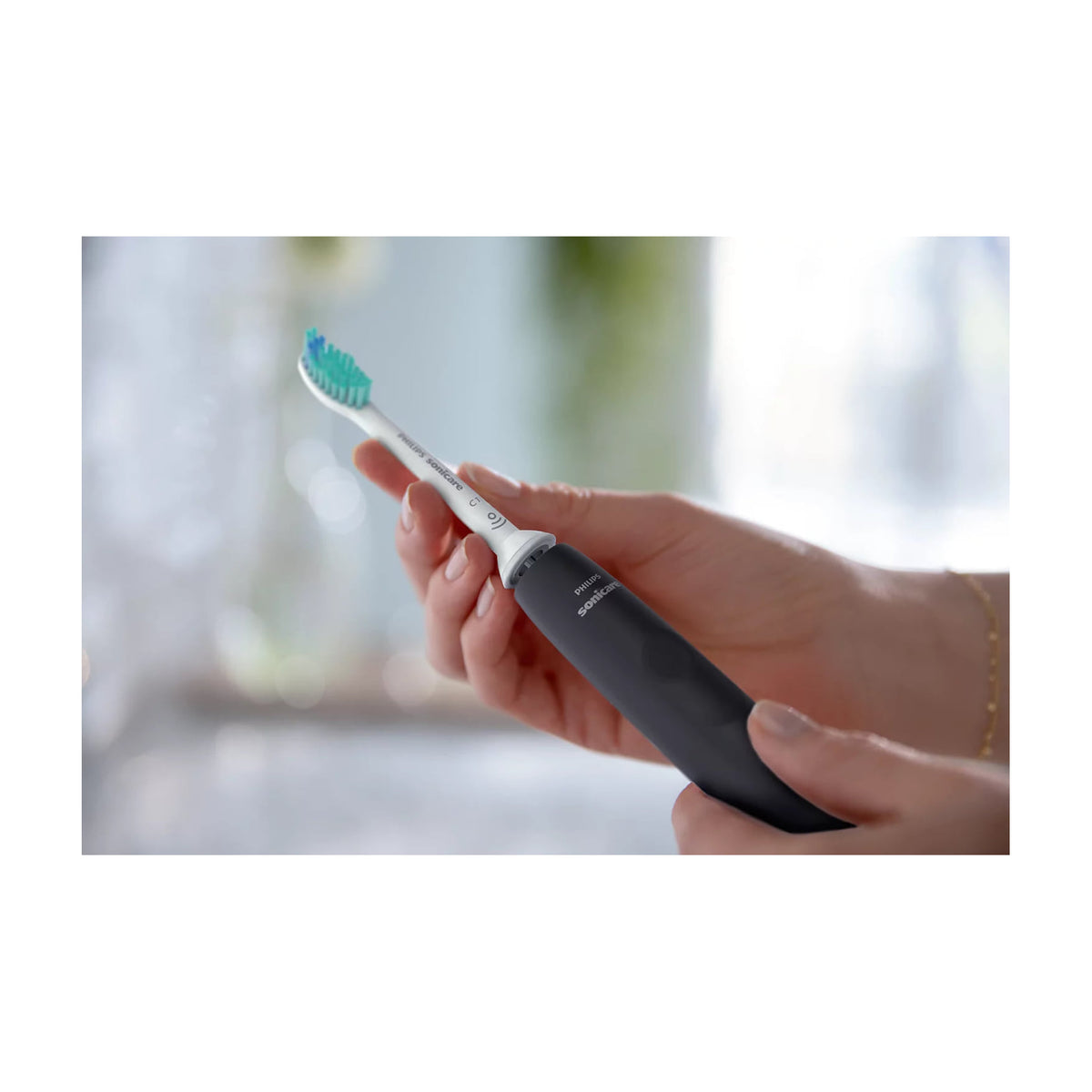 Cepillo dental sónico Philips Sonicare 3100 HX3671/14 negro, recargable