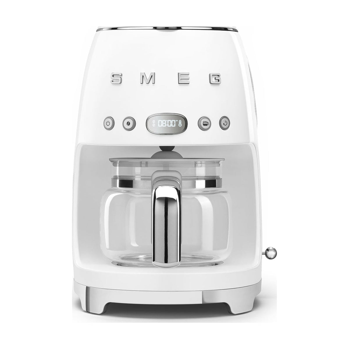 Cafetera de goteo Smeg DCF02WHEU blanca, 10 tazas y 1050 W