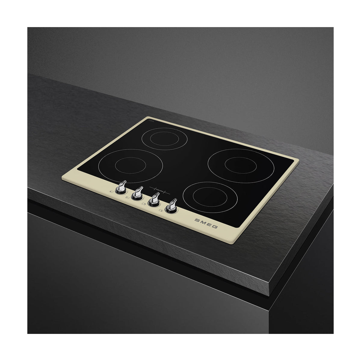 Placa de inducción Smeg SI964PM de 60 cm, 4 zonas y mandos frontales