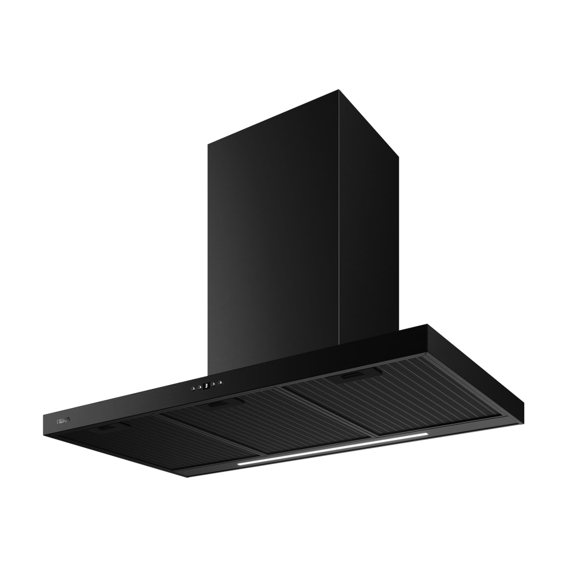 Campana decorativa de pared Teka DSH 986 BK de 90 cm, negra, clase A