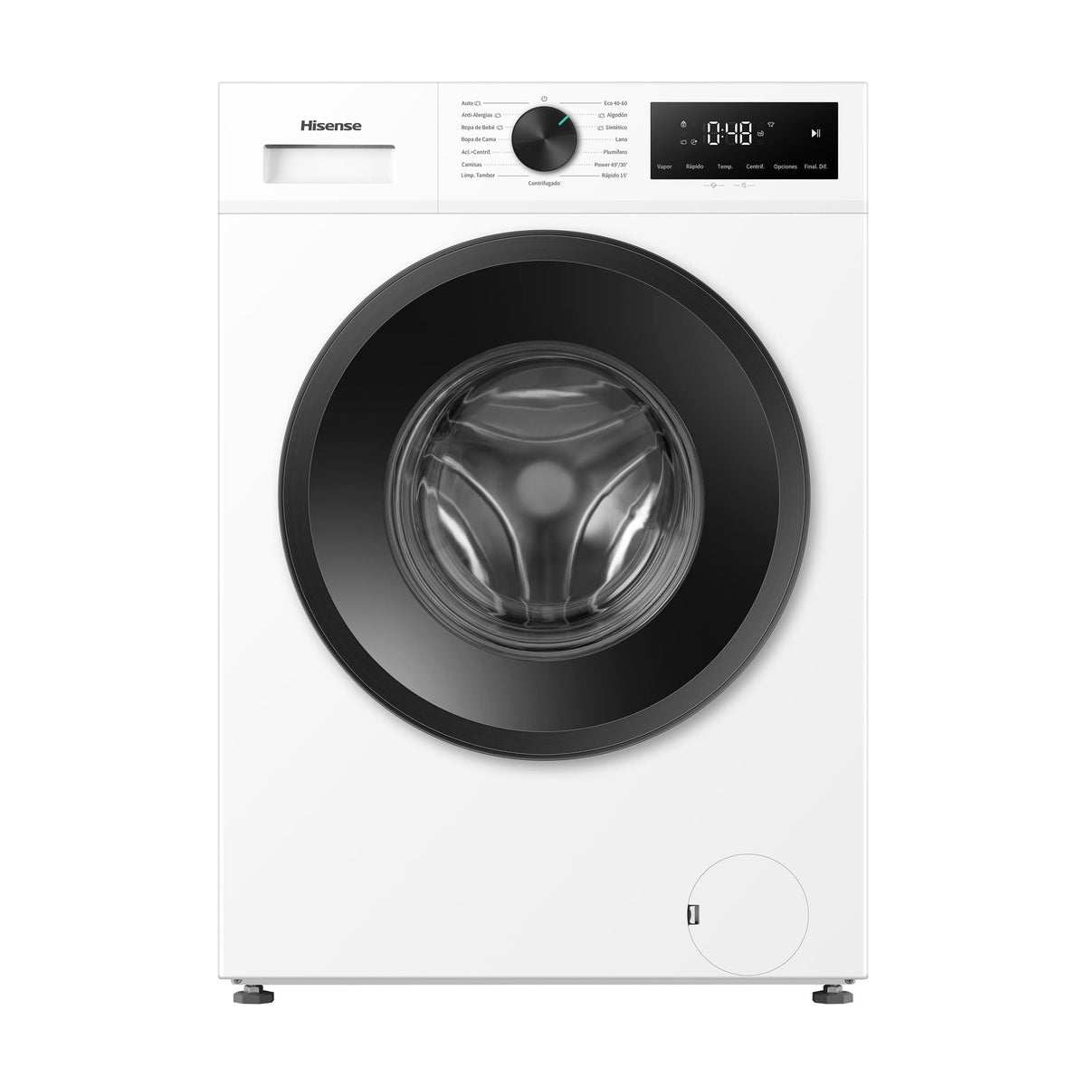 Lavadora Hisense WF1I7022BWJ de 7 kg y 1200 rpm