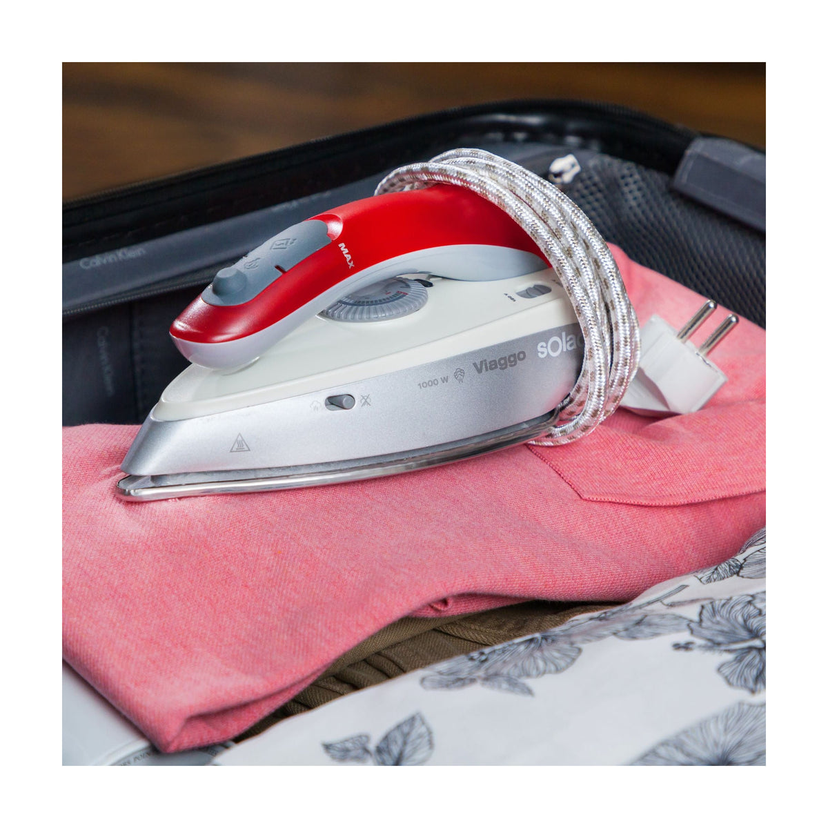 Plancha de viaje Solac PV1652 Viaggio Pro, 1100 W y suela cerámica