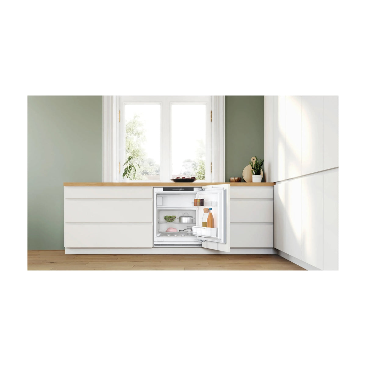 Frigorífico integrable de una puerta Bosch KUL22VFD0, 110 l, 82 cm