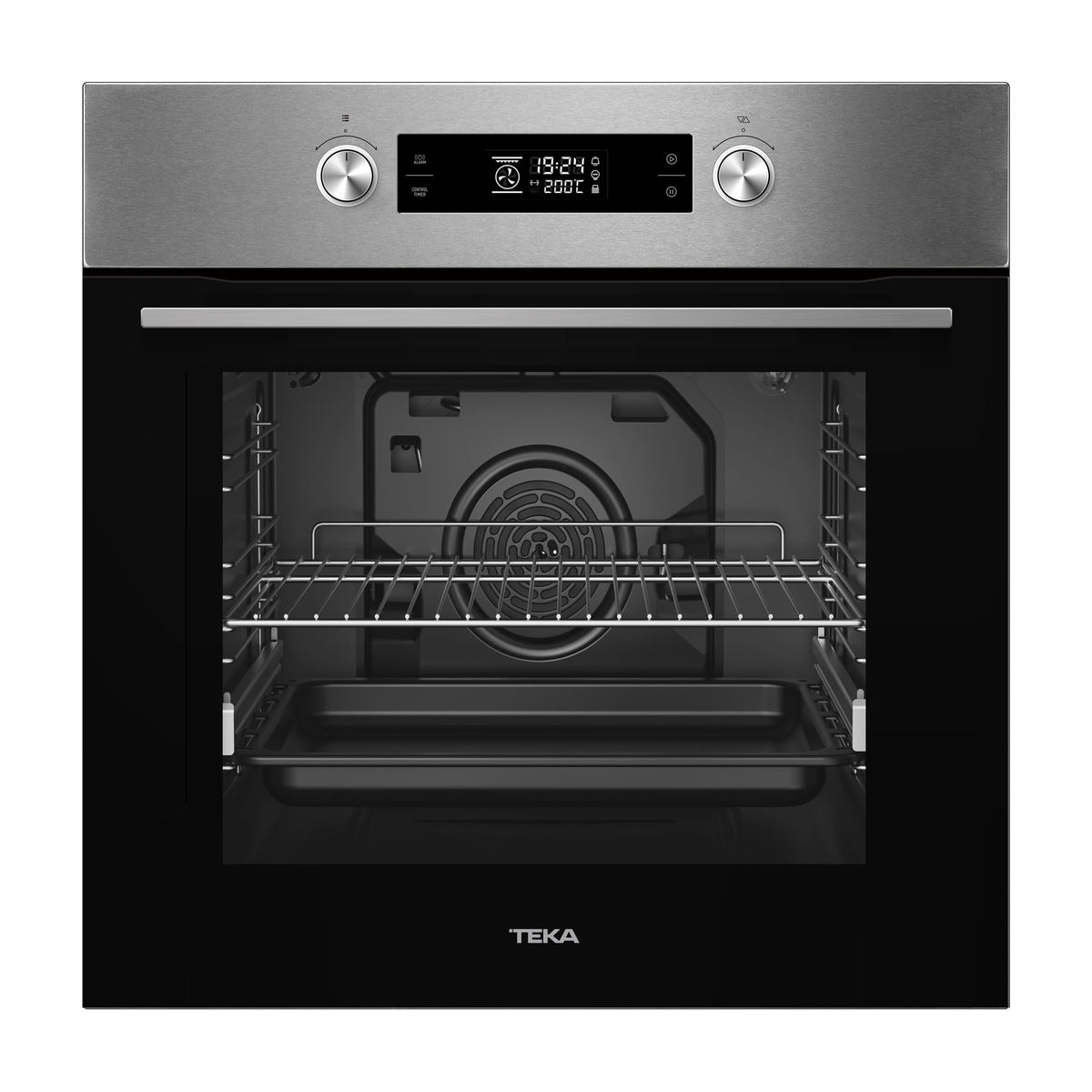 Horno multifunción Teka HCB 6375 P pirolítico, 70 l útiles, inox