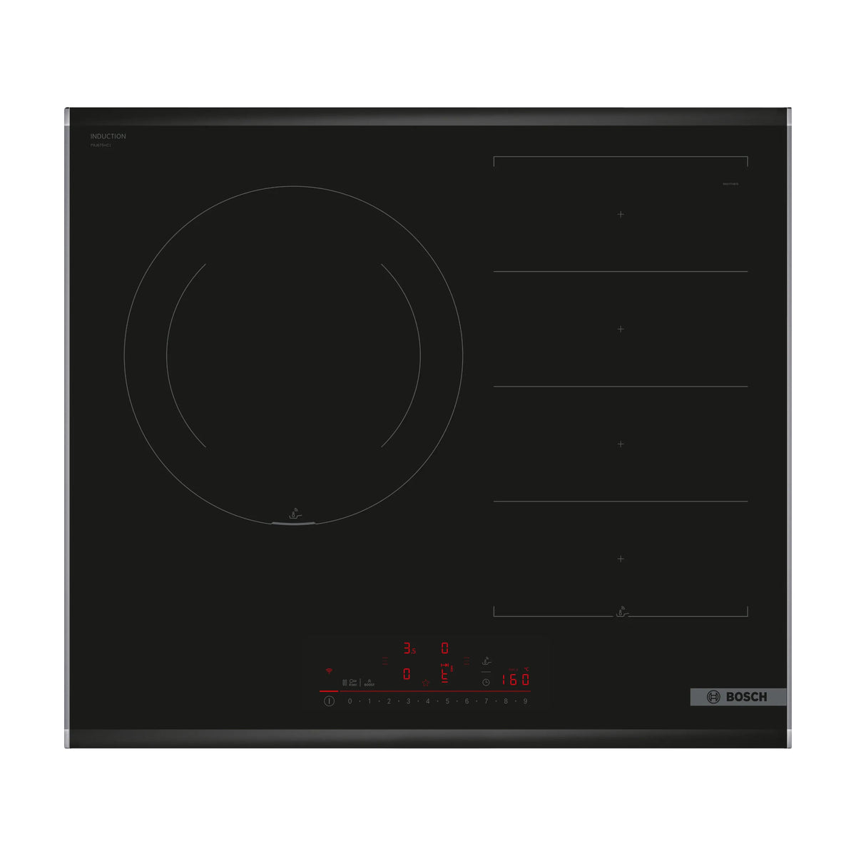 Placa de inducción Bosch PXJ675HC1E de 60 cm con FlexInducción y Home Connect