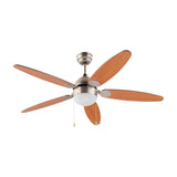 Ventilador de techo FM Calefacción VT-130 de 132 cm con luz y 3 velocidades