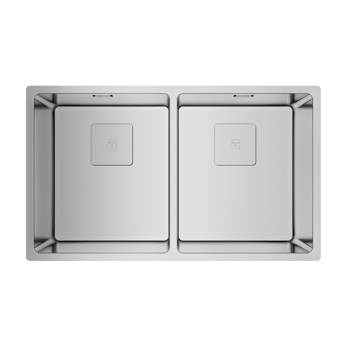 Fregadero Teka FlexLinea RS15 2C 740 de dos cubetas y triple instalación