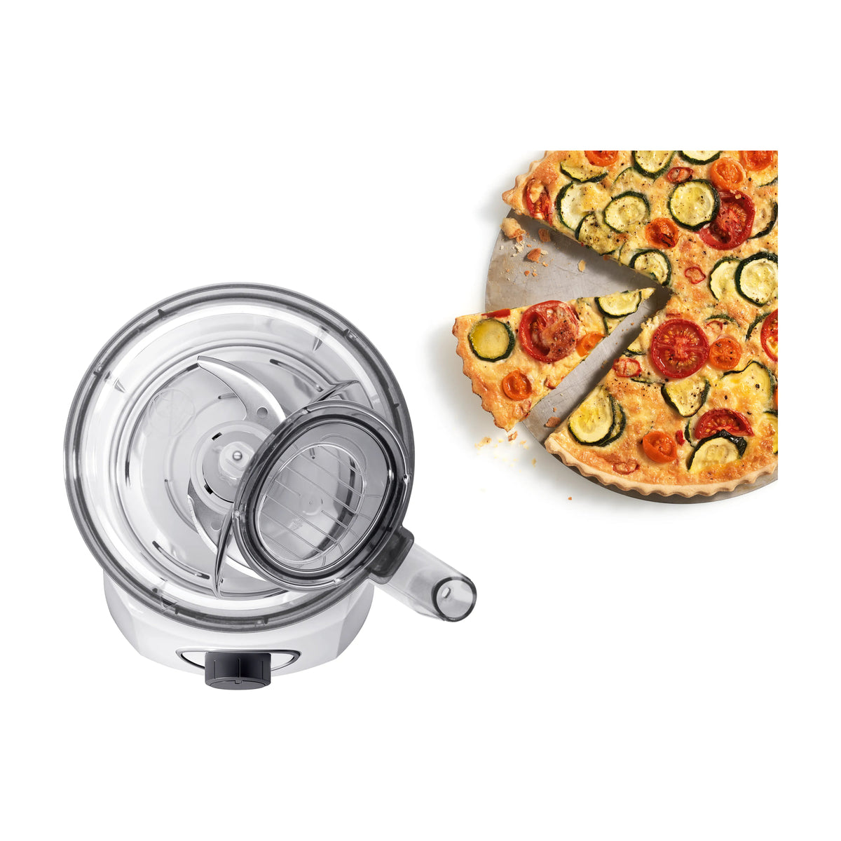 Procesador de alimentos Bosch MCM3100W, 800 W y bol de 2,3 l