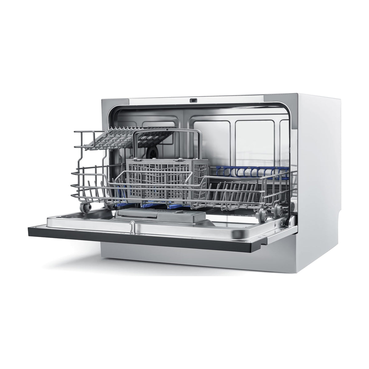 Lavavajillas compacto Midea MTD55S400W-GR de 6 cubiertos con Wi-Fi
