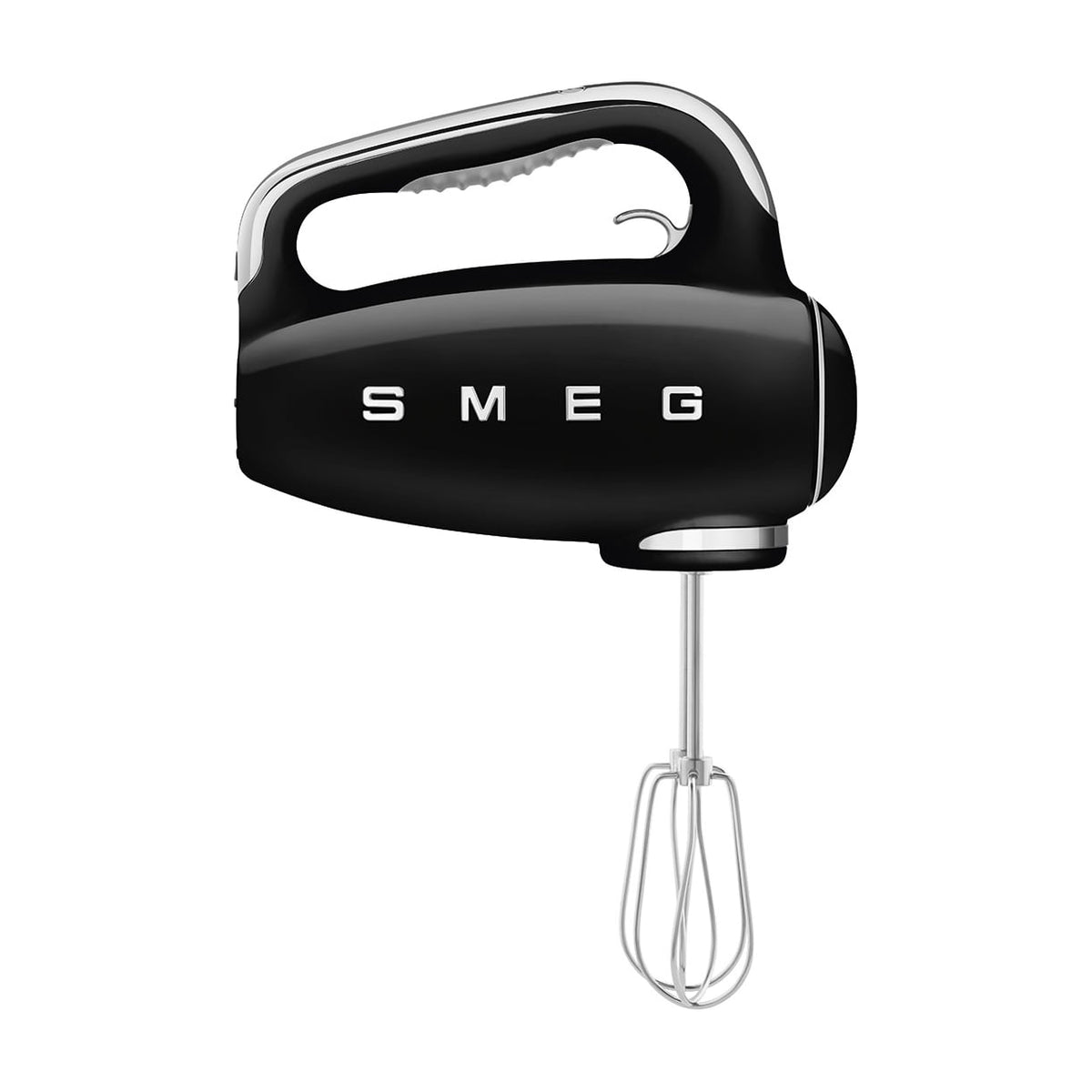 Batidora de varillas Smeg HMF01BLEU negra, 250 W y 9 velocidades
