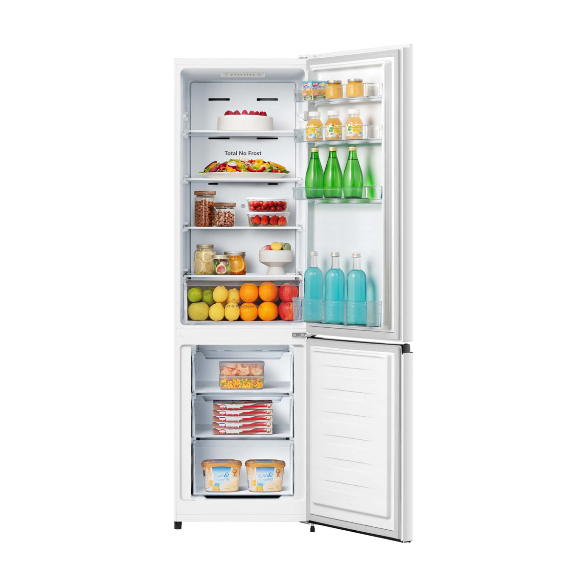 Frigorífico combi Hisense RB329N4AWE, 255 l y Total No Frost