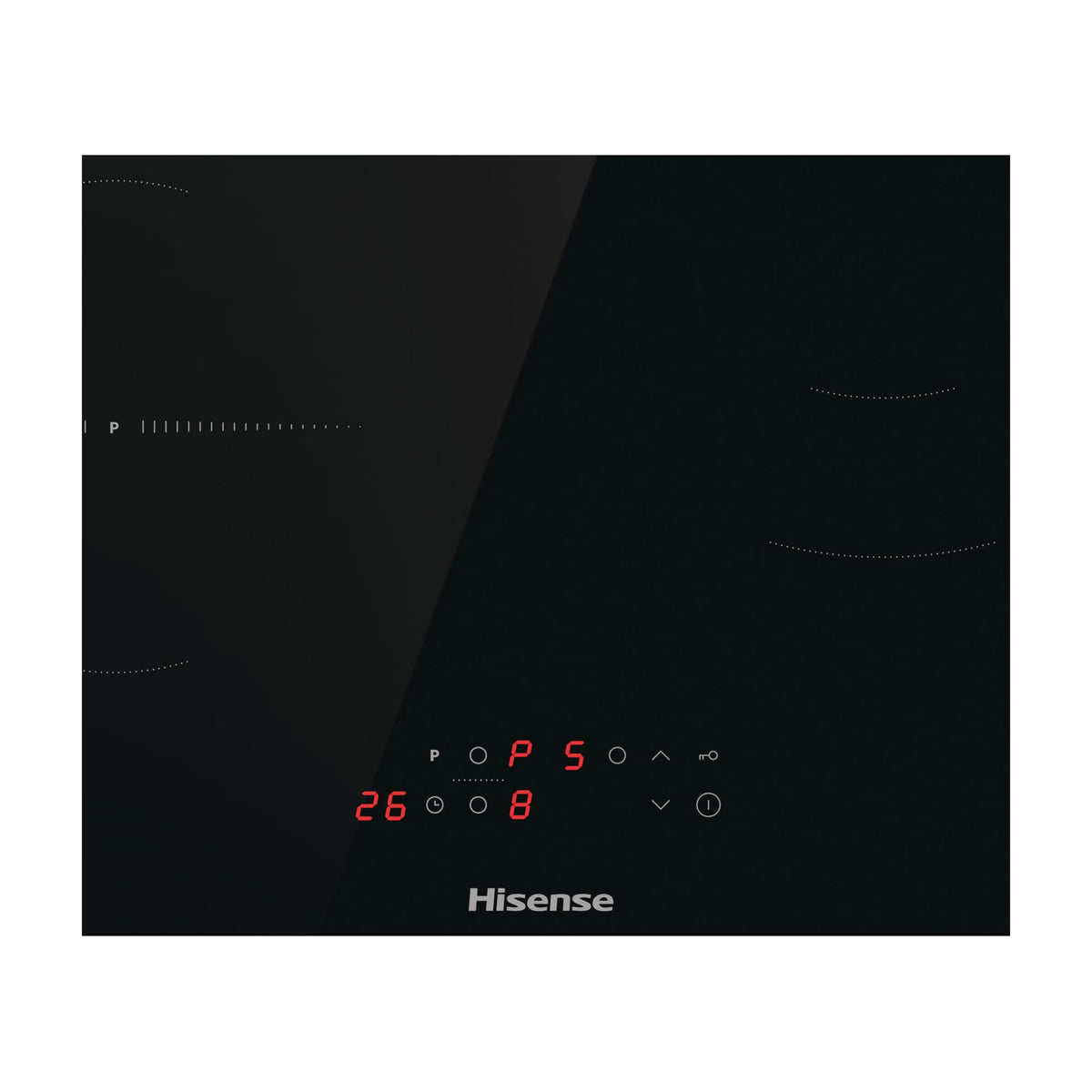 Placa de inducción Hisense HI6321BSOLCE de 3 zonas y 7100 W