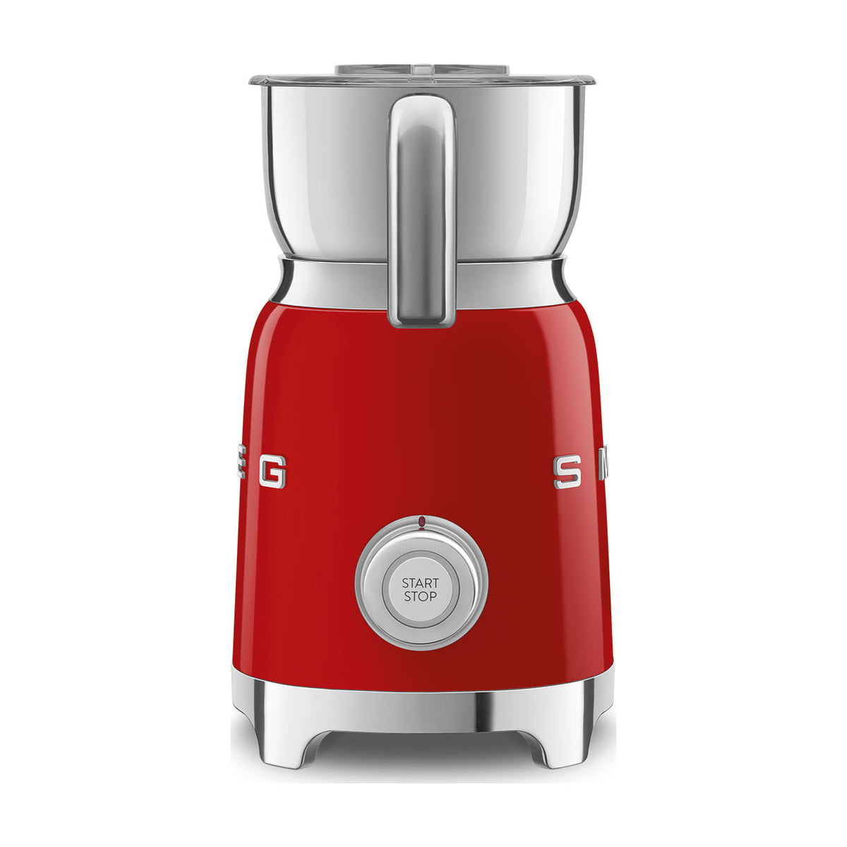 Espumador de leche Smeg MFF11RDEU por inducción, 500 W, rojo