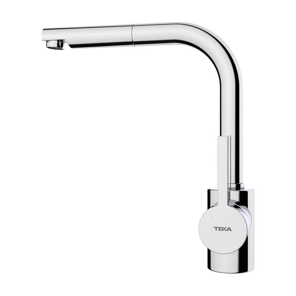 Grifo de cocina Teka ARK 938 monomando extraíble cromado