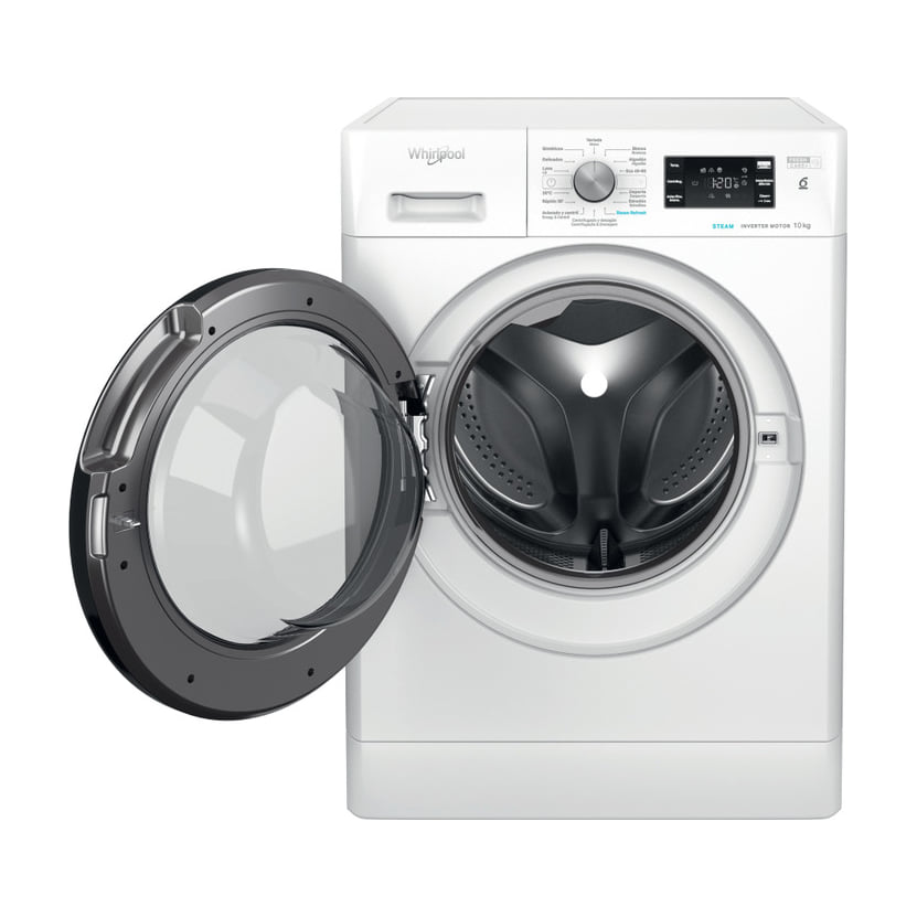 Lavadora Whirlpool FFB 10489 BV SPT de 10 kg y 1400 rpm