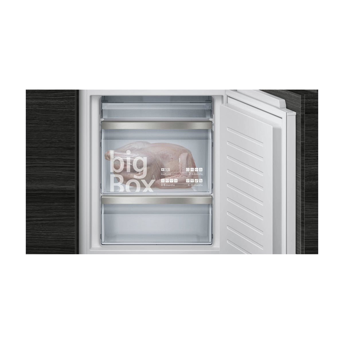 Frigorífico combi integrable Siemens KI86SAFE0, 266 l, lowFrost