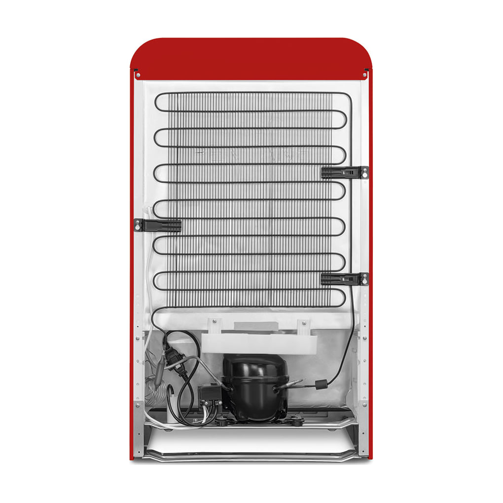 Frigorífico de una puerta Smeg FAB10LRD6 rojo, 122 l y clase D