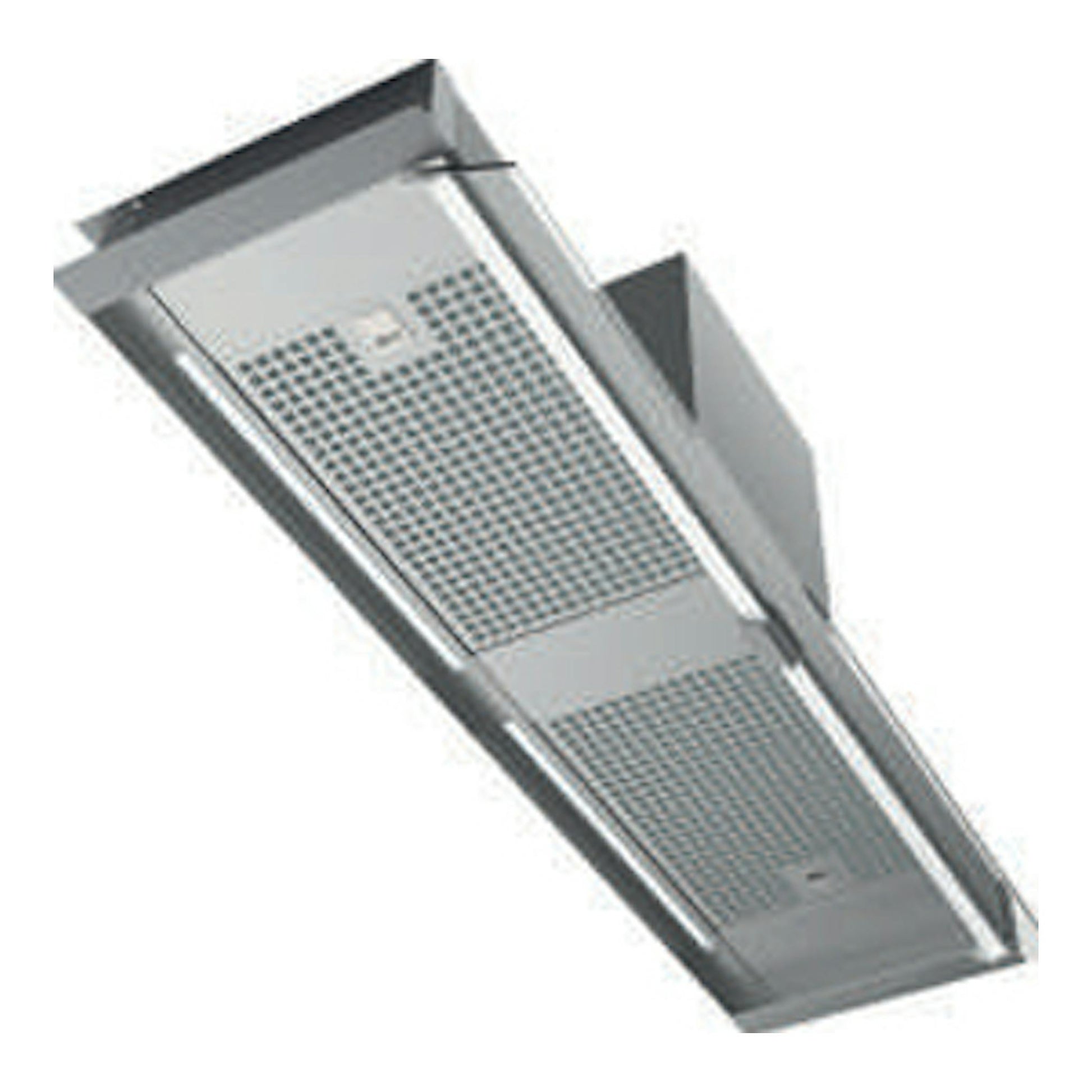 Campana extractora Cata CORONA X 120/C integrable en inox, vista inferior, 120 cm.