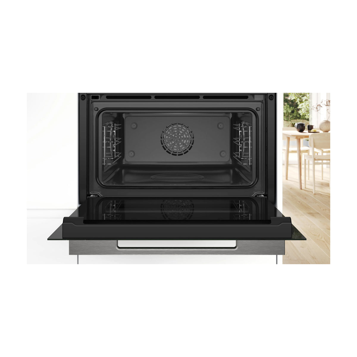 Horno compacto de vapor Bosch CSG7361B1, 47 l y Home Connect