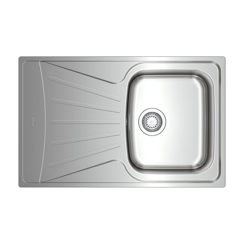 Fregadero Teka Starbright 45 E-XP 1C 1E de acero inoxidable con escurridor reversible
