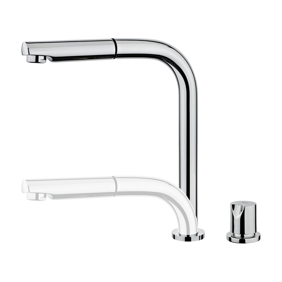 Grifo de cocina Teka AUK 983 monomando extraíble y retráctil