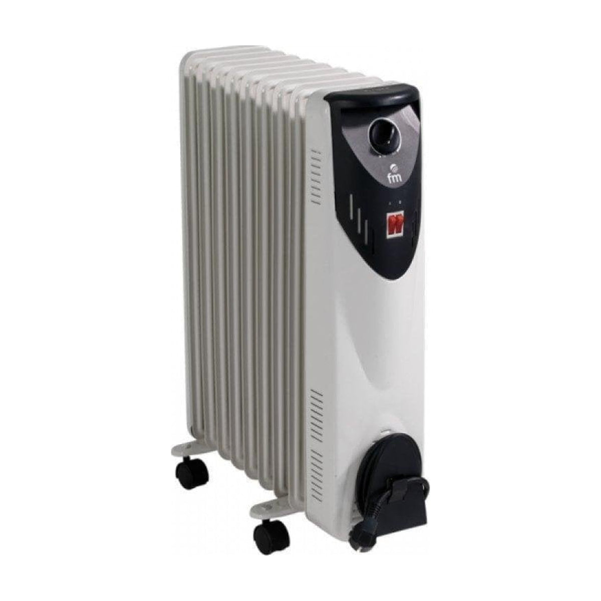 Radiador de aceite FM RW-20, 2000 W y 9 elementos