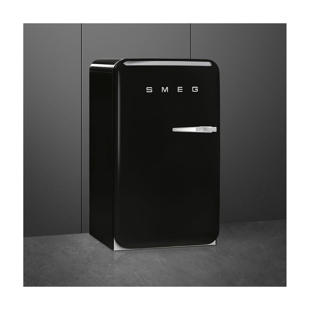 Frigorífico de una puerta Smeg FAB10LBL6, 122 l, negro