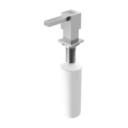 Dispensador de jabón Teka 115890012 cuadrado, acero inoxidable y 350 ml