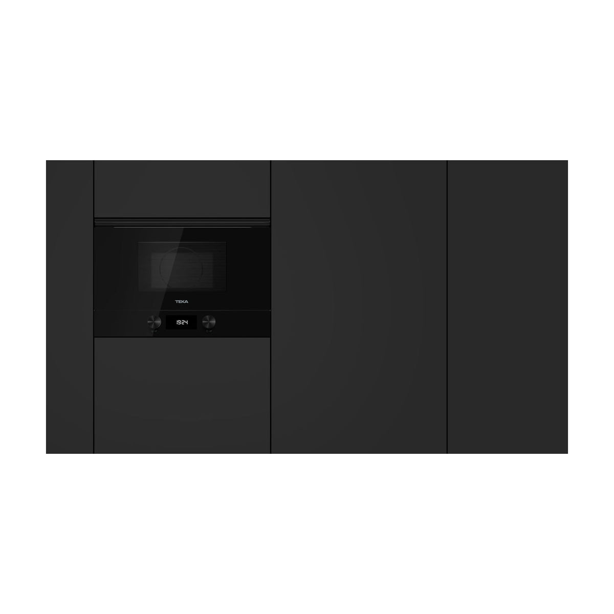Microondas integrable Teka ML 8220 BIS L FBK, base cerámica y grill de 1200 W