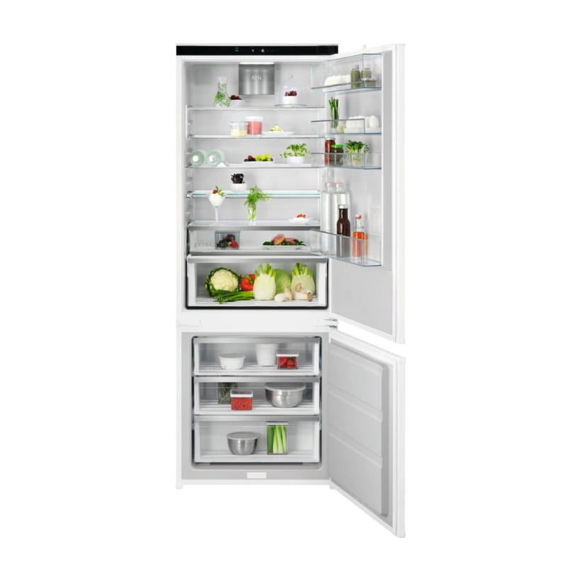 Frigorífico combi integrable AEG NSC7P751ES, 376 l, TwinTech Total No Frost
