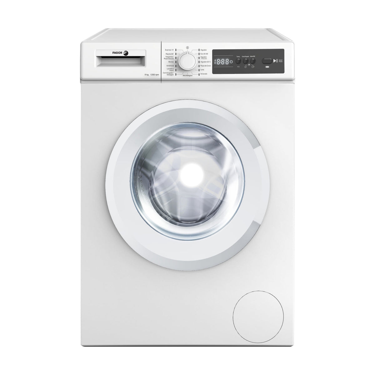 Lavadora Fagor 3FE-8412 de carga frontal, 8 kg y 1200 rpm