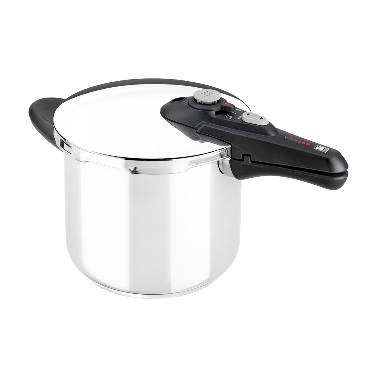Olla a presión BRA Vitesse de 6 l, acero inoxidable e inducción