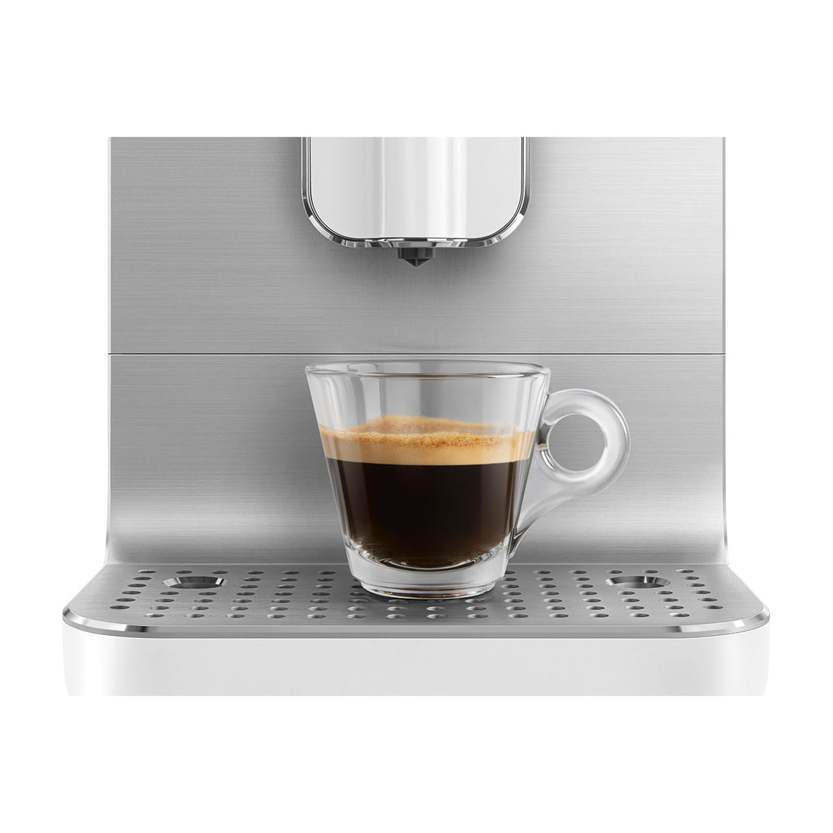 Cafetera superautomática Smeg BCC11WHMEU, 19 bar y molinillo integrado