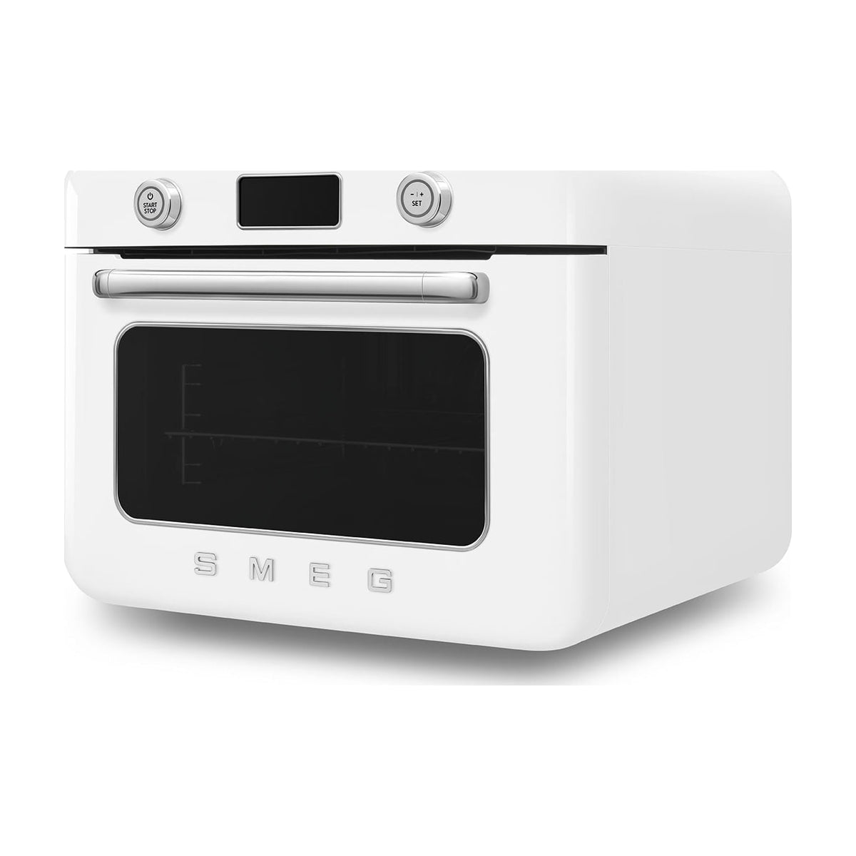 Horno de sobremesa Smeg COF01WHEU con vapor combinado, 30 l, blanco