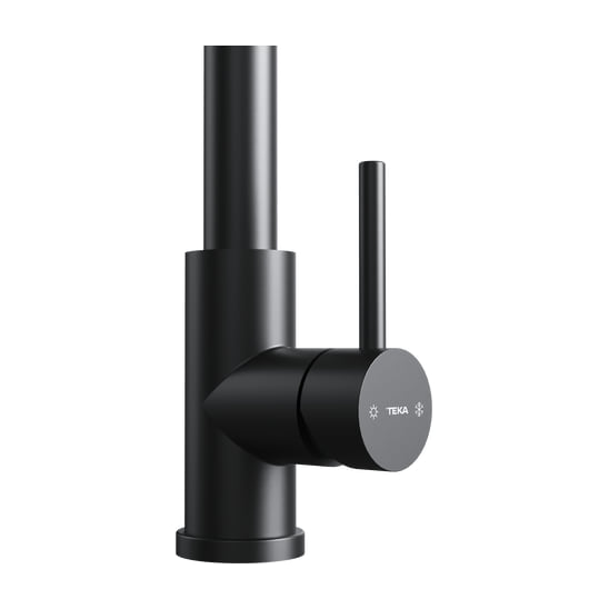 Grifo de cocina Teka UNI 9912 monomando negro con ducha extraíble