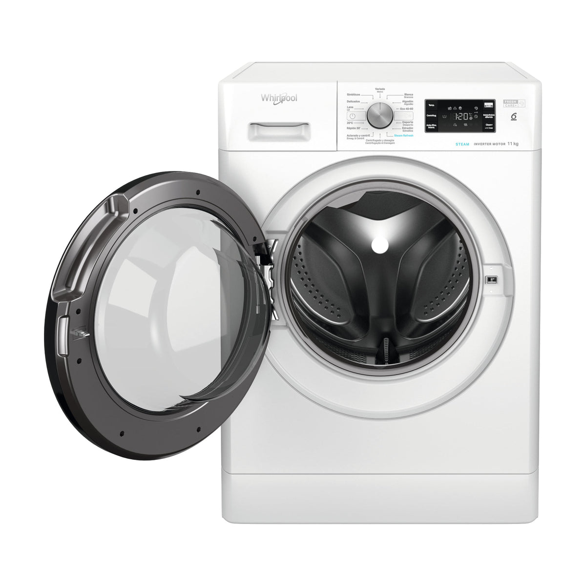 Lavadora Whirlpool FFB 11489 BV SPT, 11 kg y 1400 rpm