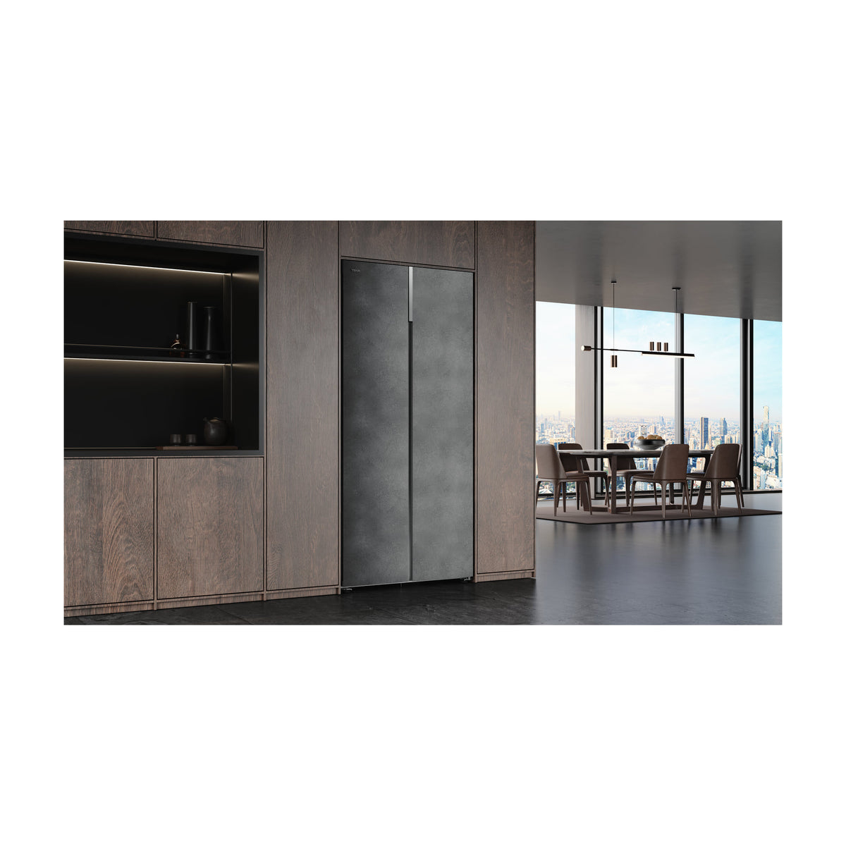 Frigorífico americano Teka RLF 87970 SLN SG, 558 l, Total No Frost