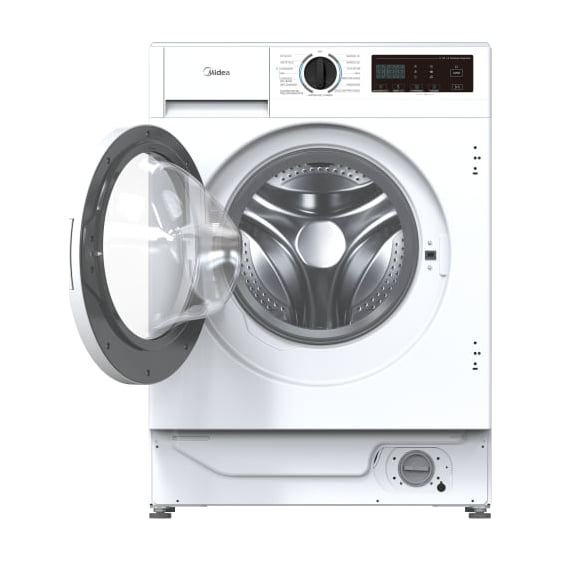 Lavasecadora integrable Midea MFA06D80BA10/W-ES, 8/6 kg y 1400 rpm