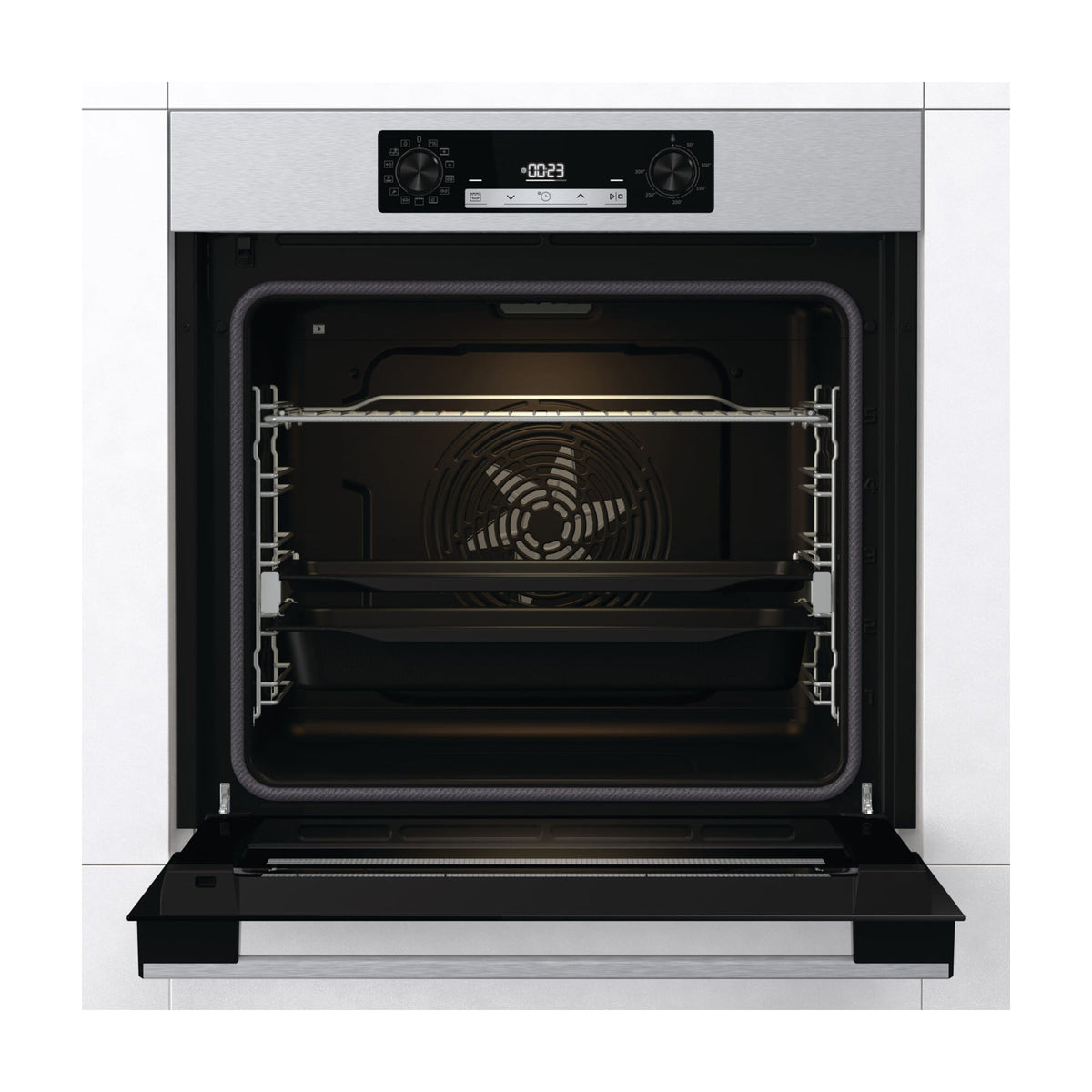 Horno multifunción Hisense BSA65226AX, 77 l, vapor añadido
