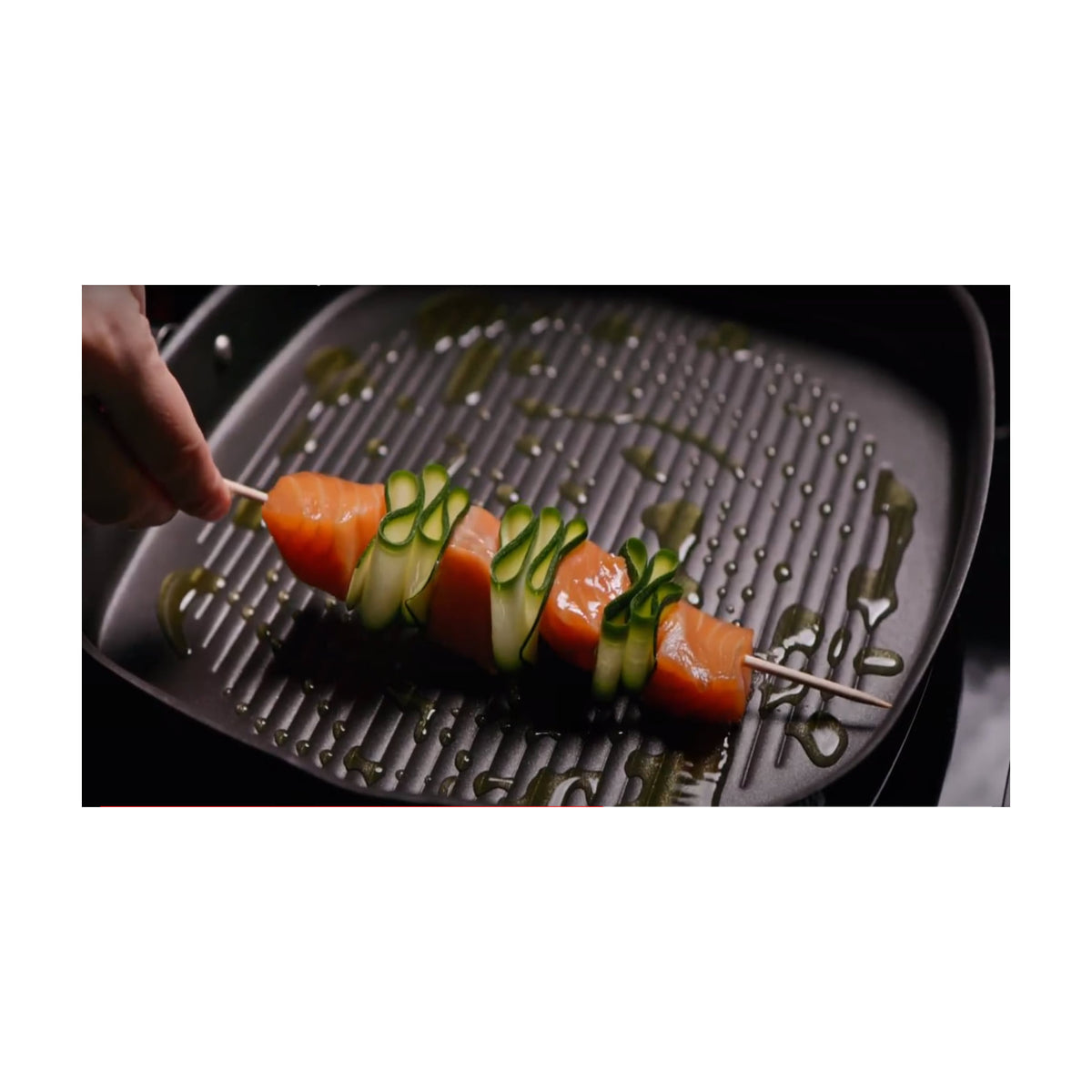 Sartén grill Teka Grill cuadrado, 27 x 27 cm, antiadherente