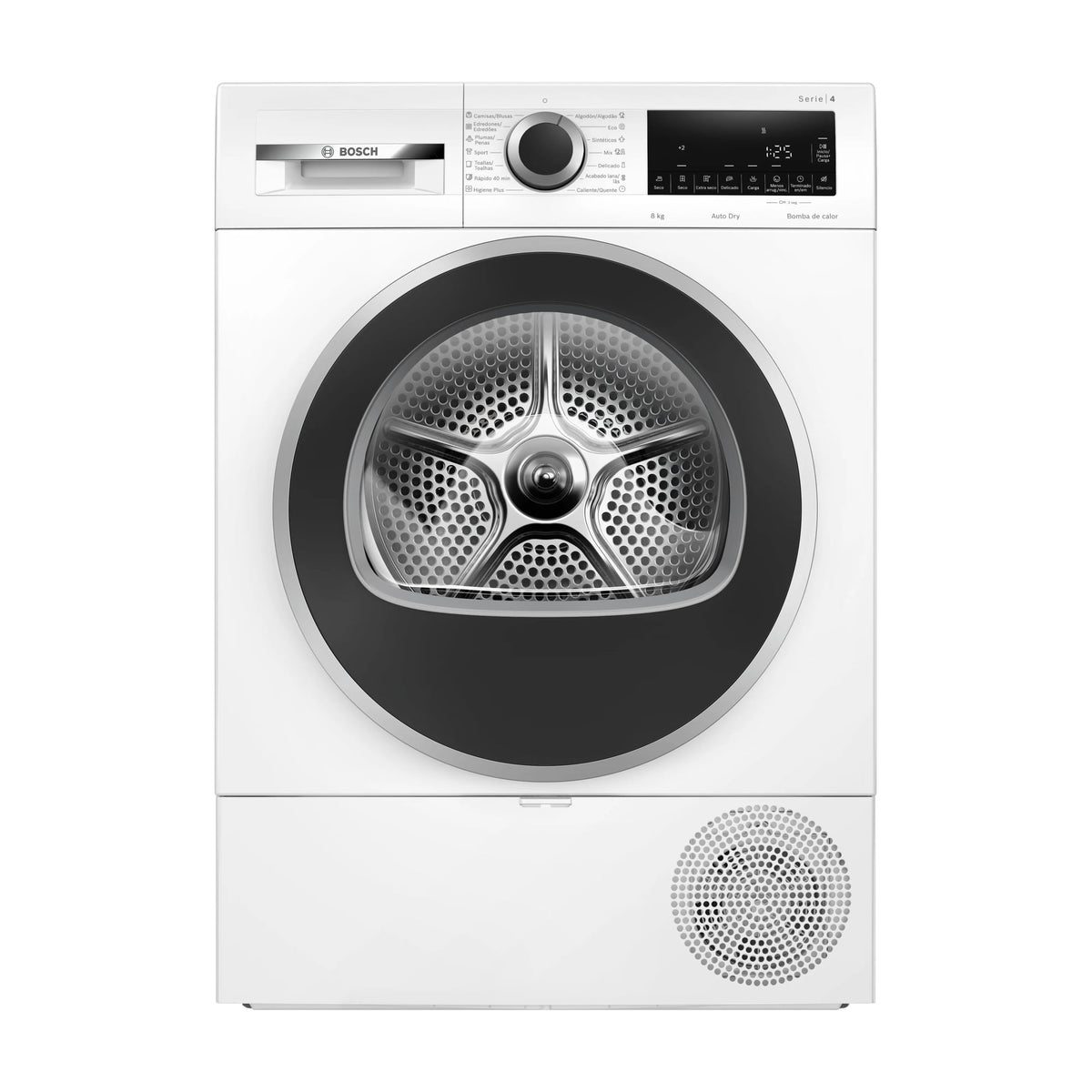 Secadora Bosch WQA23300ES Serie 4 con bomba de calor, 8 kg