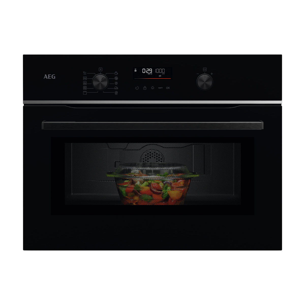 Microondas integrable AEG TM5NK401B de 44 l con grill y 1000 W