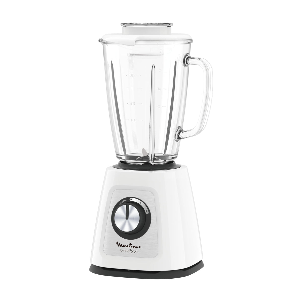 Batidora de vaso Moulinex Blendforce LM430110 de 800 W con jarra de cristal de 1,75 l