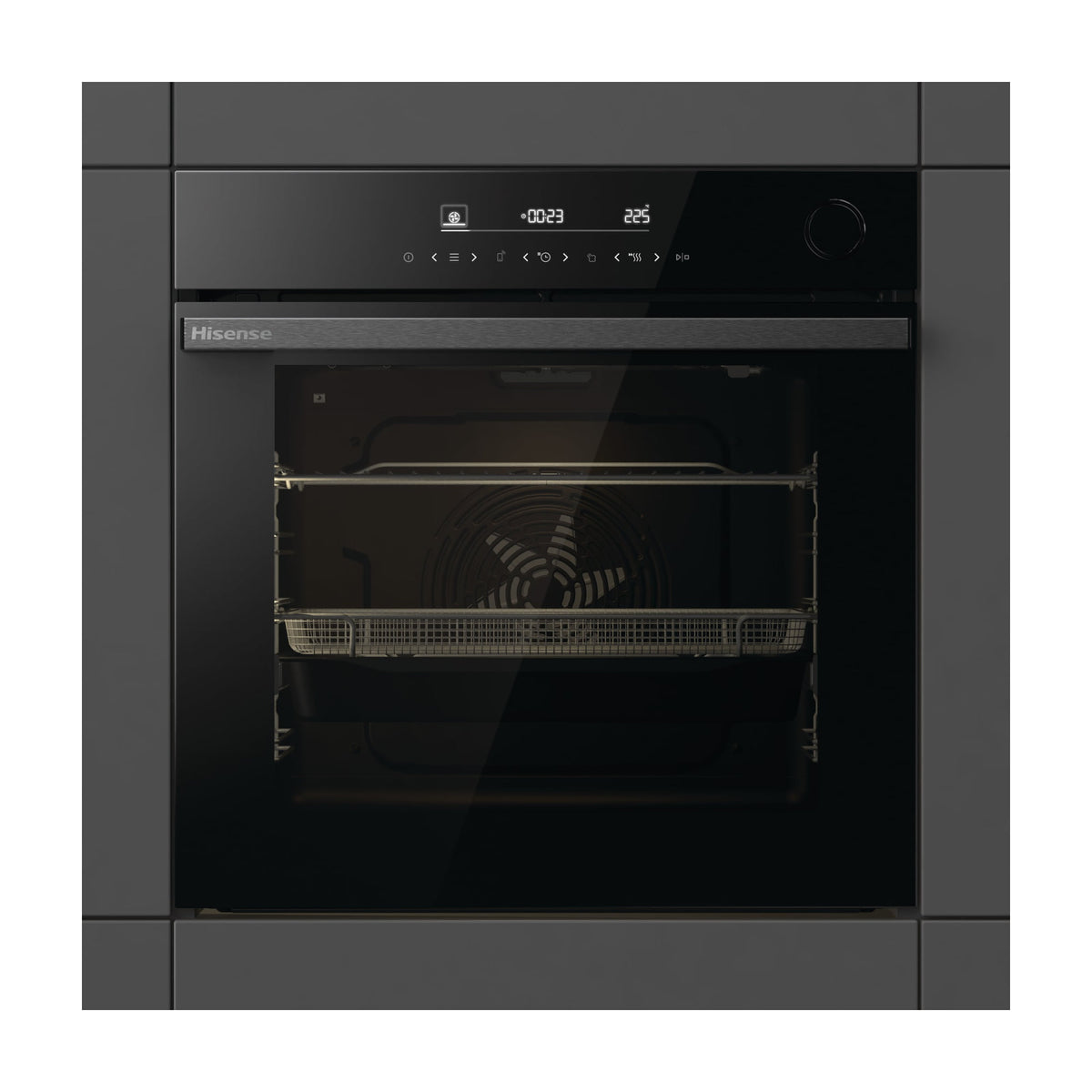 Horno multifunción Hisense BSA66346ADBGWIFI, 77 l y cocción con vapor