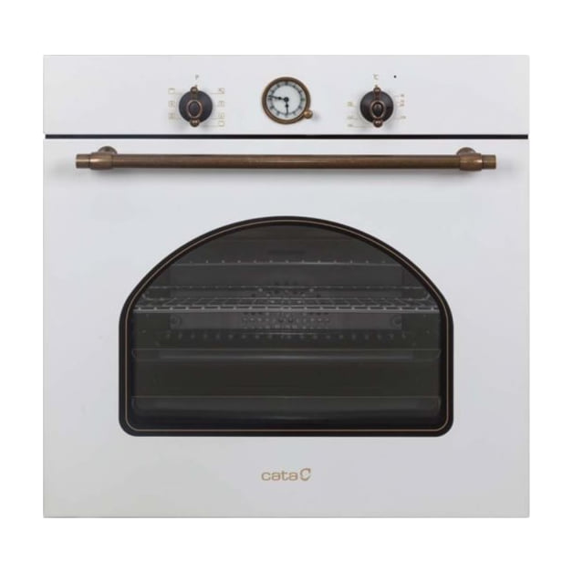 Horno multifunción CATA MRA 7108 WH de 60 litros, cristal blanco